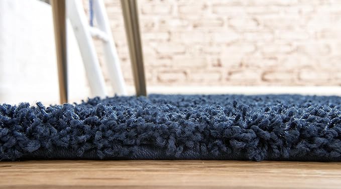 Unique Loom Solid Shag Collection Area Rug - Image 4