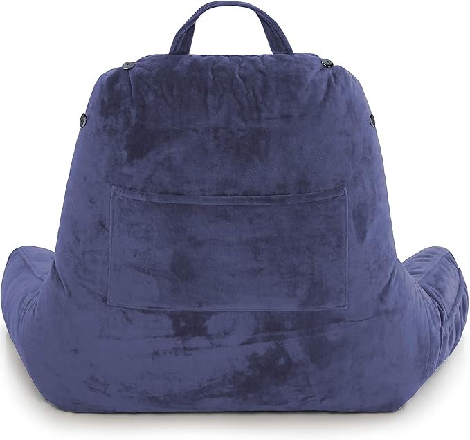 Husband Pillow Medium Dark Blue, Backrest - Image 9