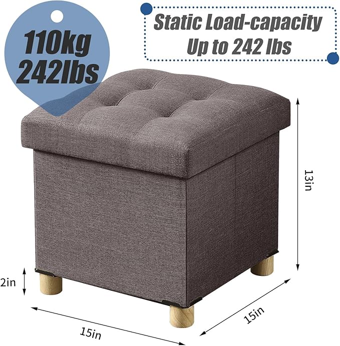 BRIAN & DANY 15 Inches Ottoman - Image 3