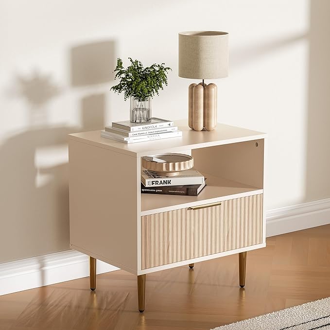 Nightstand Set of 2, Modern Nightstand - Image 6