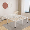 ROIL 18 Inch White Queen Bed Frame by ROIL