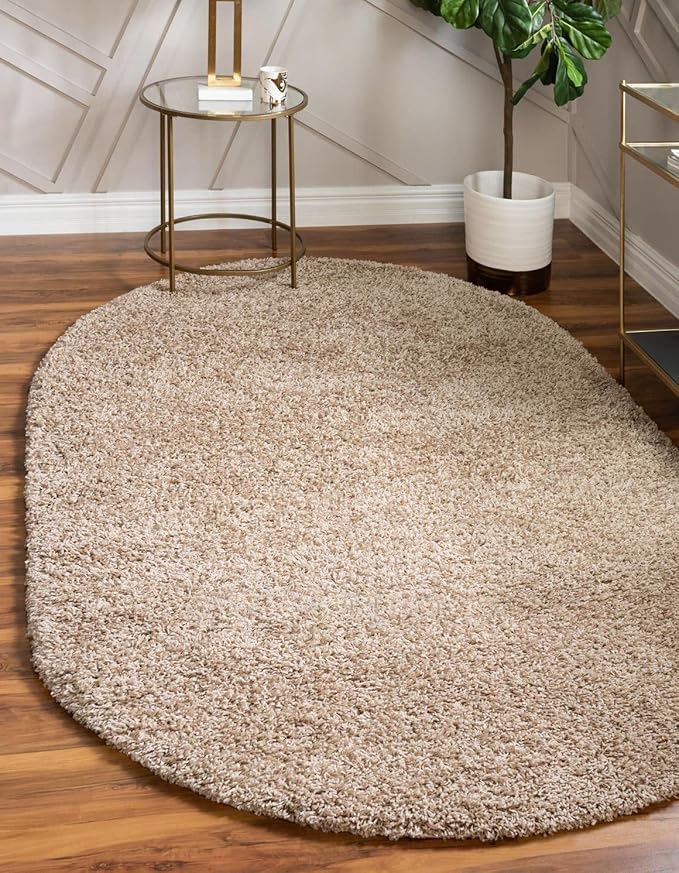 Unique Loom Solid Shag Collection Area Rug - Image 4