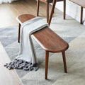 100% Solid Oak Dining Bench, Wood Bench by Wayshome
