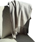 Alashan Cashmere Blend Ripple Finish Woven Throw by Alashan