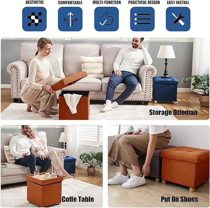 BRIAN & DANY 15 Inches Ottoman - Image 6