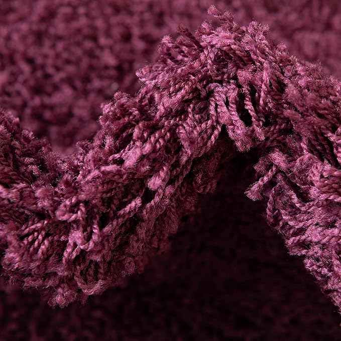 Unique Loom Solid Shag Collection Area Rug - Image 9