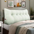 homecozy Wedge Headboard Pillow Dorm Room Reading Pillow Back Support by HOMECOZY