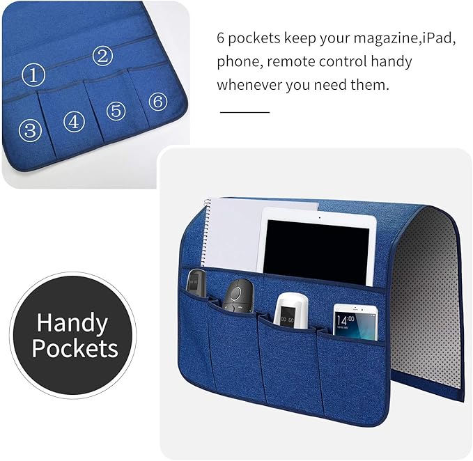 SYSOV Sofa Armrest Organizer, Remote Control Holder - Image 4