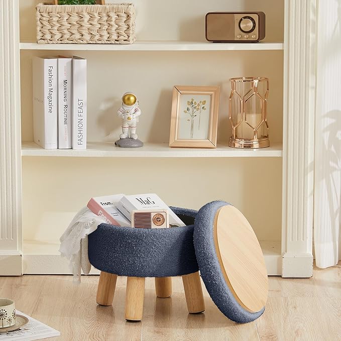 FIMIVIBI Small Foot Stool Ottoman - Image 6