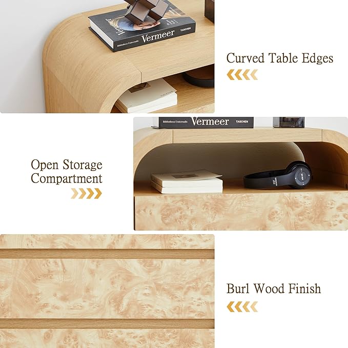 3 Drawer Dresser for Bedroom, Modern Chest of Drawers - Image 7