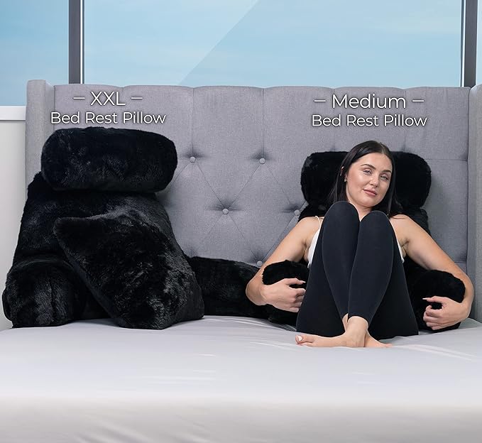 Husband Pillow Medium Limited Baby Black Panther Backrest, 2-Tone Reversible - Image 5