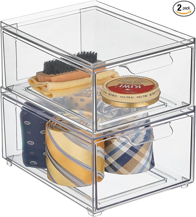 mDesign Stackable Storage Containers Box by mDesign