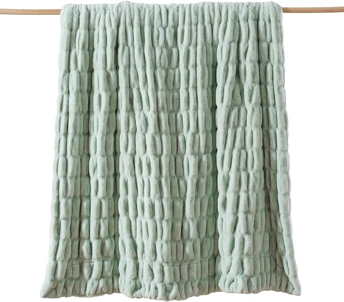 BATTILO HOME Faux Fur Throw Blanket - Image 9