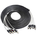 RECOIL P417 Premium 100% Oxygen Free Copper 17ft 4-Channel RCA Audio by Recoil