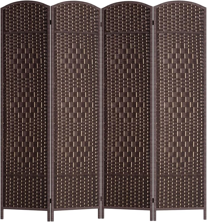 FDW Room Divider Folding Privacy Divider 6 Ft Indoor Wall Divider Portable by FDW