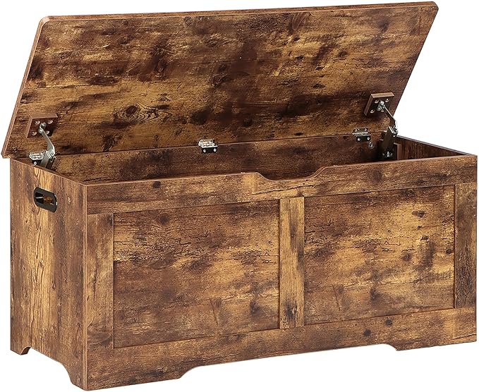 Timberer 39.4" Storage Chest, Wooden Storage Bench, Lift Top Toy Chest by Timberer
