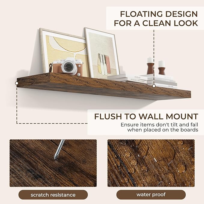RICHFOCUS 40Inch Floating Shelves - Image 4