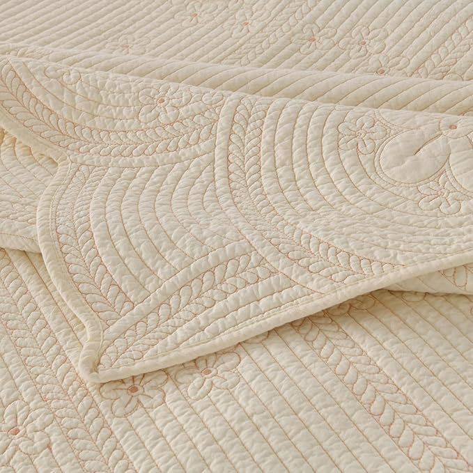 MarCielo 100% Cotton Quilt Set Lightweight Bedspread - Image 4