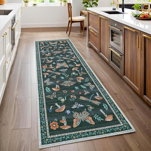2.5x10 Runner Rug for Hallway Washable Kitchen Rugs Non Slip - Image 2