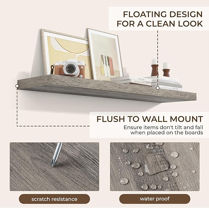 RICHFOCUS 48Inch Floating Shelves - Image 5