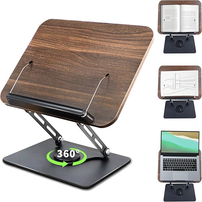 New Upgrade Book Stand for Reading, Book Holder by GYINGS