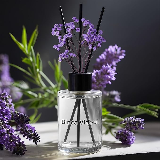 Reed Diffuser, Binca Vidou Lavender Reed Oil Diffusers Set - Image 2