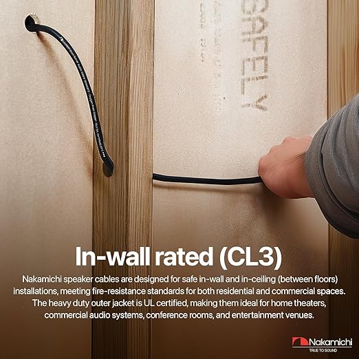 Nakamichi 12/2 in-Wall & Direct Burial Oxygen-Free Copper 2-Conductor Speaker - Image 7