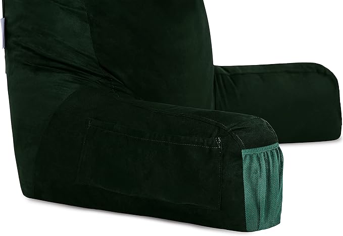 Husband Pillow Medium Aspen Edition Ramona Green, Sit Up Reading & Bed Rest - Image 8
