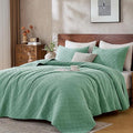 DOWN HOME Twin Quilt Set with Sham Lightweight Quilted Bedspread Coverlet Thin by DownHome-FashionBeddingCollection