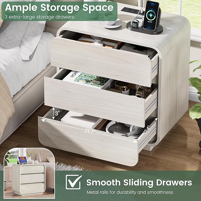 White Night Stand Set of 2 - Image 4