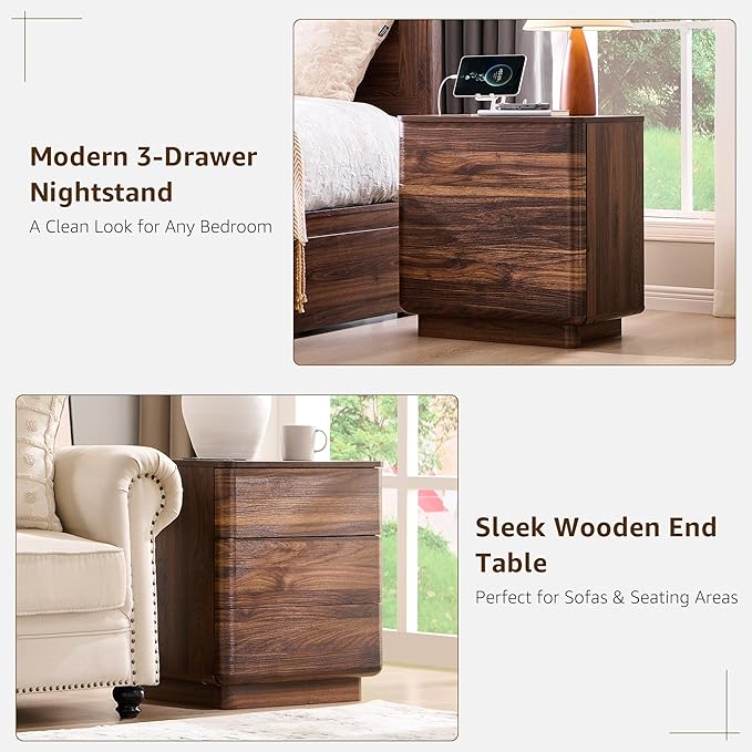 JXQTLINGMU 22" Modern Nightstand - Image 6