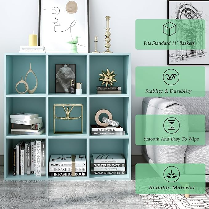 OSCHF 9-Cube Storage Shelf Bookcase - Image 4