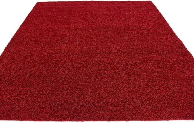 Unique Loom Solid Shag Collection Area Rug - Image 5