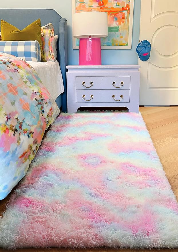 PAGISOFE Machine Washable Rainbow Runner Rugs - Image 7