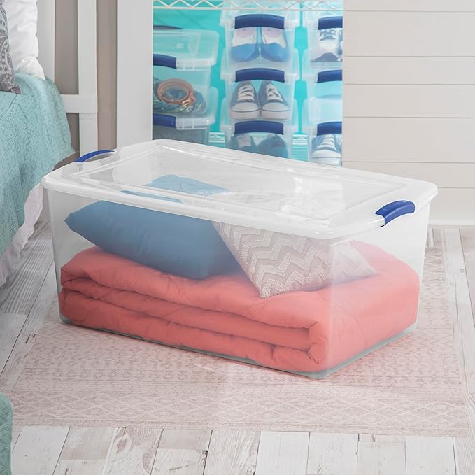 2-Pack 105 Quart Heavy Duty Plastic Storage Bins - Image 6