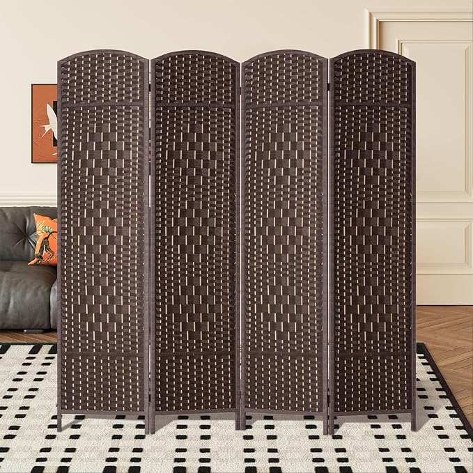 FDW Room Divider Folding Privacy Divider 6 Ft Indoor Wall Divider Portable - Image 2