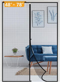 Yotache Top Middle Anti-Tearing Magnetic Screen Door Fits Door Size 48 x 78 by yotache