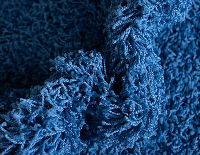 Unique Loom Solid Shag Collection Area Rug - Image 8