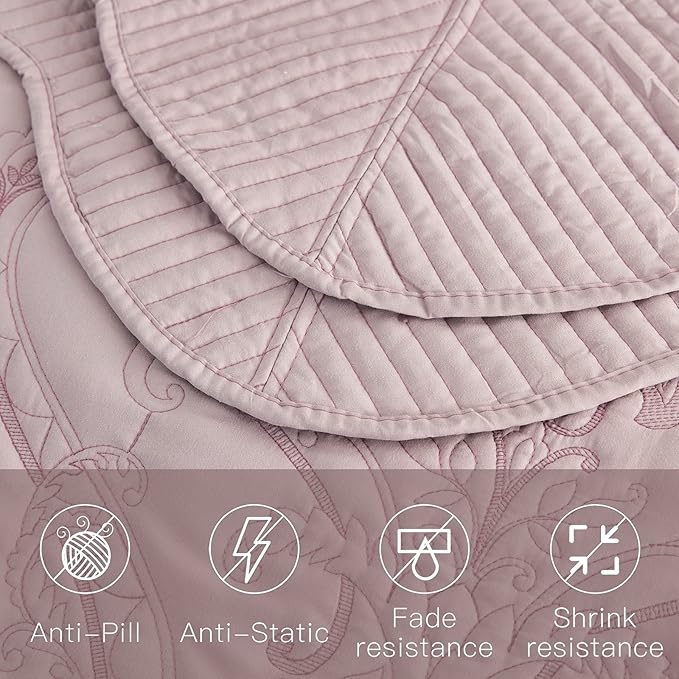 CHIXIN Bedspread Coverlet Quilt Set Full Size - Image 7