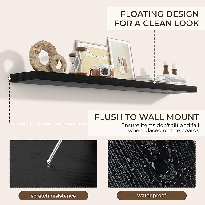RICHFOCUS 72Inch Floating Shelves - Image 6