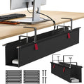 Housolution Under Desk Cable Management Tray, Premium Fabric Cable Storage by Housolution