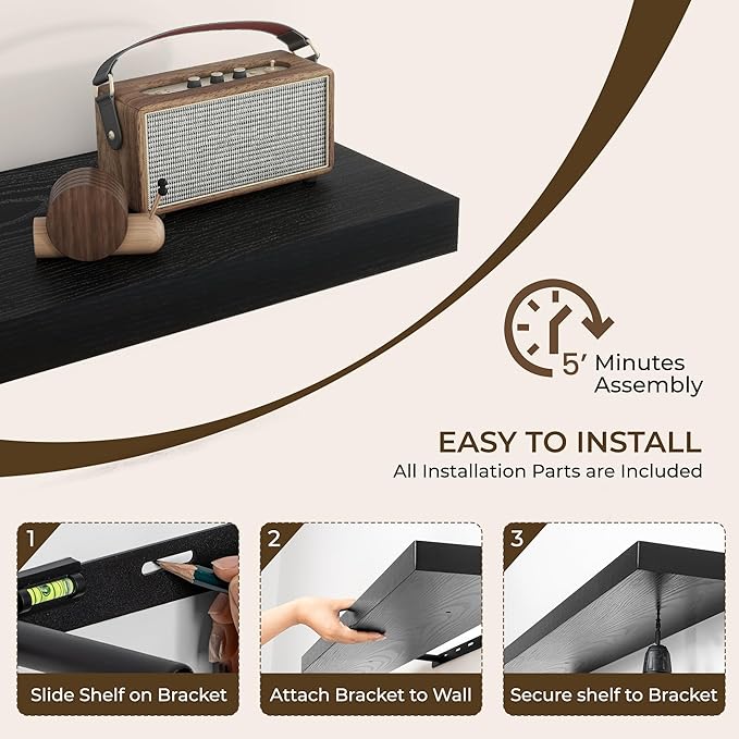 RICHFOCUS 55Inch Floating Shelves - Image 6