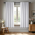 Deconovo Blackout Curtains, Thermal Insulated, W42 x L45 2 Panels, Back Tab by Deconovo
