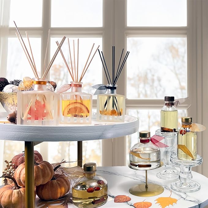 LOVSPA Reed Diffuser Set, Spiced Pumpkin Scented Oil Diffuser - Image 4
