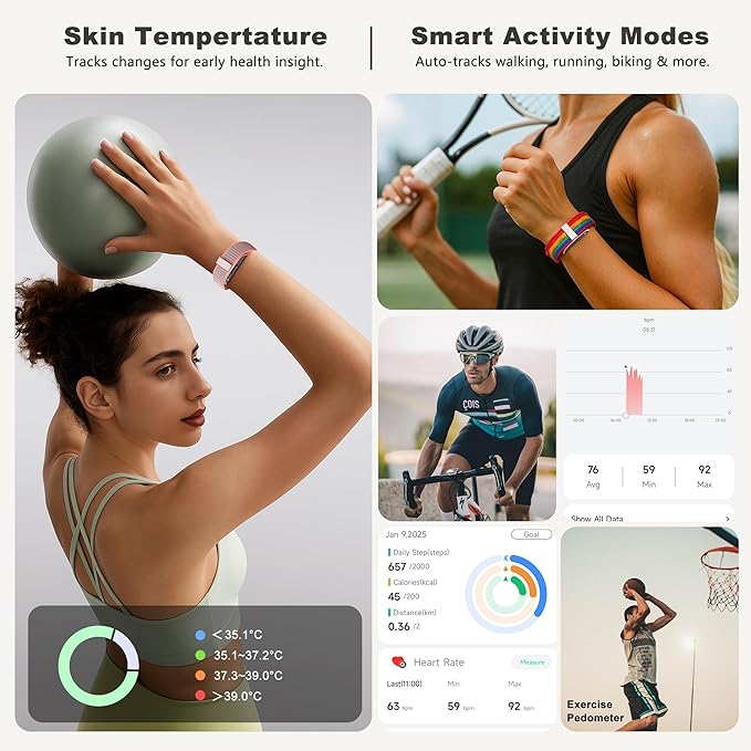 SEEKZERO Sleep Tracker, Activity & Fitness Trackers | Health Smart Bracelet - Image 8