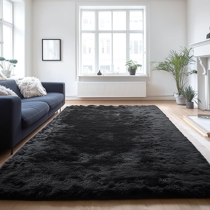 PAGISOFE Fluffy Shaggy Washable Area Rug - Image 8