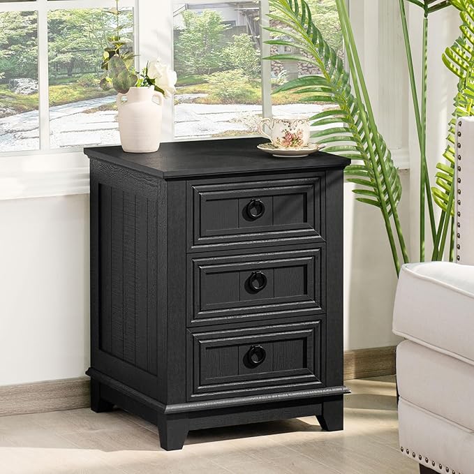 Farmhouse Night Stand Set of 2, Dresser - Image 7