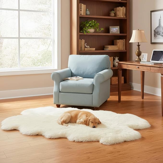 Premium Fluffy Sheepskin Rug - Image 2