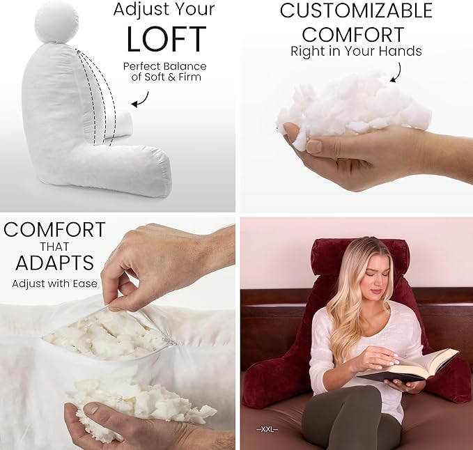 Husband Pillow XXL – Reading Pillow Bed Chair - Image 2