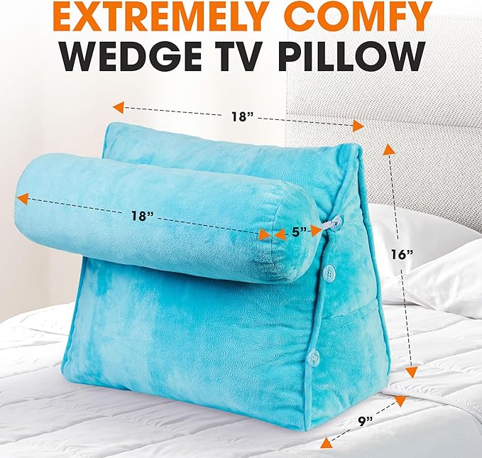 Cheer Collection Reading Wedge Pillow - Image 3